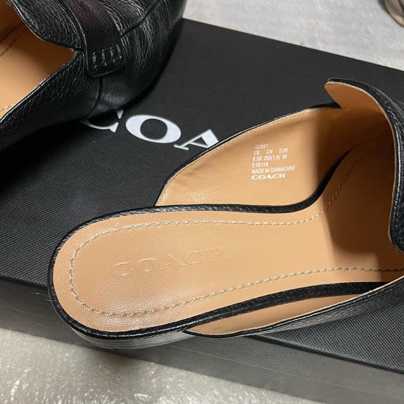 Coach black loafers slides - Picture 3 of 3